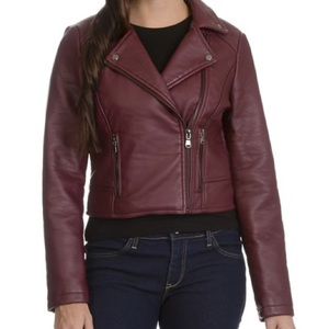 NWOT Red Leather Jacket